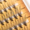 FinyDreamy 240pcs Individual Lash Extensions, 20D Lash Clusters Volume Mix Pack, 10-14mm Mix Lengths C Curl 0.07mm Thickness Professional Individual Eyelash Clusters and Apply Under your Lashes