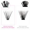 Lash Clusters Individual Lashes Cluster Mixed Tray D Curl Lash Clusters DIY Eyelash Extensions Individual Cluster Lashes Self-application at Home (40D-0.07D,12-18mm)