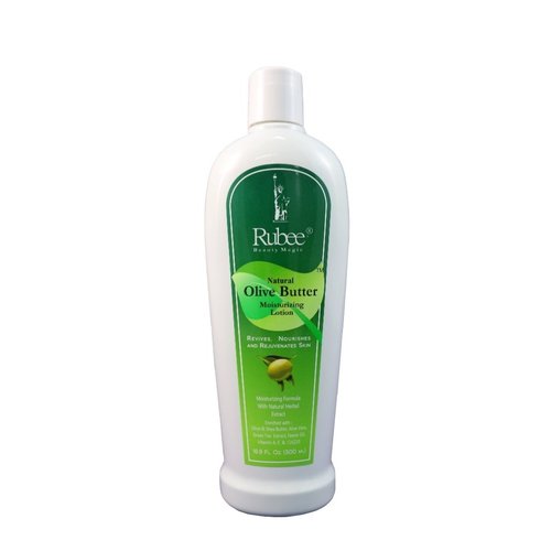 Rubee Olive Butter Moisturizing Body Lotion - Non-Greasy Lotion for Dry Skin - 16.9 oz Shea Butte...