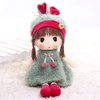 Tvoip Lovely Phyllis Creative Birthday Gift for Children's Toy Dolls Plush Toys 17.7 inches (Green)