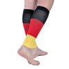 Doc Miller Calf Compression Sleeves for Short People Men and Women Petite 15-20mmHg, 1 Pair Shin Splint Sleeve Recover Varicose Veins and Pain Relief, Black Red Yellow, Medium