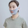 V-Face Mask - Double Chin & Jawline Sculptor, Skin-Soothing Face Lifting Tape - Silky Fabric, Pain-Free, Washable & Reusable (Green)