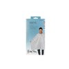 Betty Dain Seersucker Classic Barber Cutting/Styling Cape, Classic Seersucker Stripe, Soft, Machine Washable Nylon Fabric, Repels Hair, Snap Closure at Neck, Black/White Stripe, 45 x 54 inches