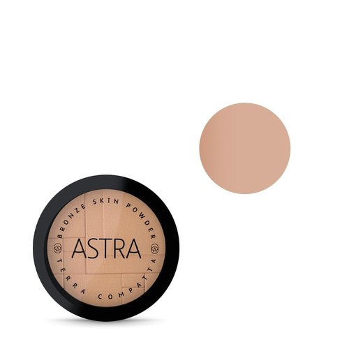 Astra Bronze Skin Powder Compact Powder Tanning Effect Color n. 15 Bronzè – 1 unit, Made in Italy