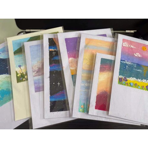 150 Pcs 5-1/2'' x 7-1/2'' Clear Cellophane Cello Bags,Thick Greeting Card Plastic Sleeves-Fit 5 X 7 Inch Cards Photos A6 A7 Envelopes Candy Treats 1.5-Mil