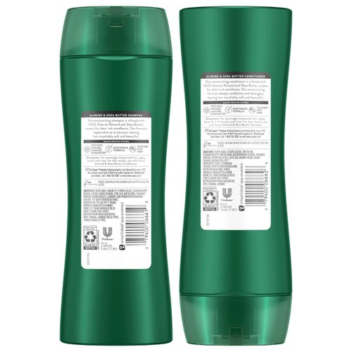 Suave Shampoo and Conditioner Set, Almond & Shea Butter - Moisturizing Shampoo & Conditioner, Dry Hair Treatment, Scented, 12.6 Oz Ea (2 Piece Set)