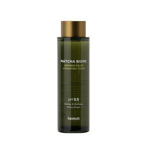[heimish] Matcha Biome Redness Relief Hydrating Toner 5.07 fl.oz / 150 ml | Calming Skin Trouble and Reduce Redness | Relief Skin, low Irritation, Brightening, Anti-Wrinkle, Low pH, Water Essence Toner