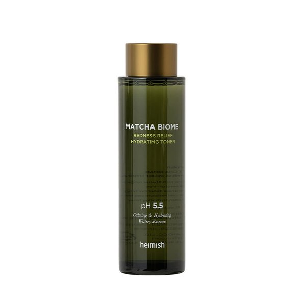 [heimish] Matcha Biome Redness Relief Hydrating Toner 5.07 fl.oz / 150 ml | Calming Skin Trouble and Reduce Redness | Relief Skin, low Irritation, Brightening, Anti-Wrinkle, Low pH, Water Essence Toner