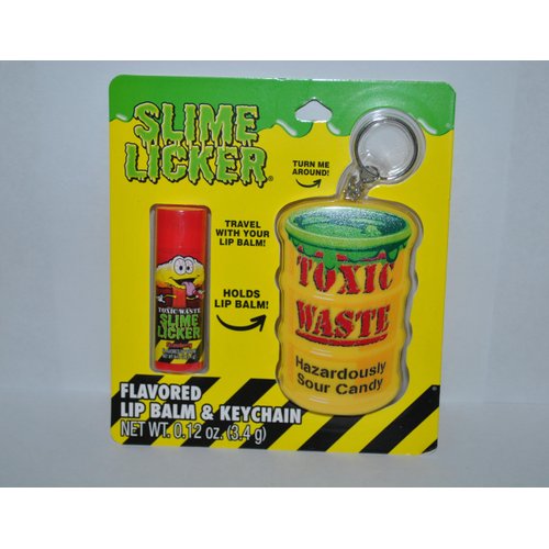 Slime Licker Strawberry Flavored Lip Balm & Keychain 0.12 oz (Pack of 1)