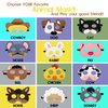 CiyvoLyeen Farm Animal Party Masks Barnyard Animal Felt Masks for Petting Zoo Farmhouse Theme Birthday Party Favors Kids Costumes Dress-Up Party Supplies(12 Pieces)