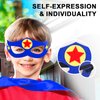 iROLEWIN Kids-Superhero-Cape and Mask for Boys-Girls Super Hero Dress-up Costumes as Children Birthday Party Gifts Favors