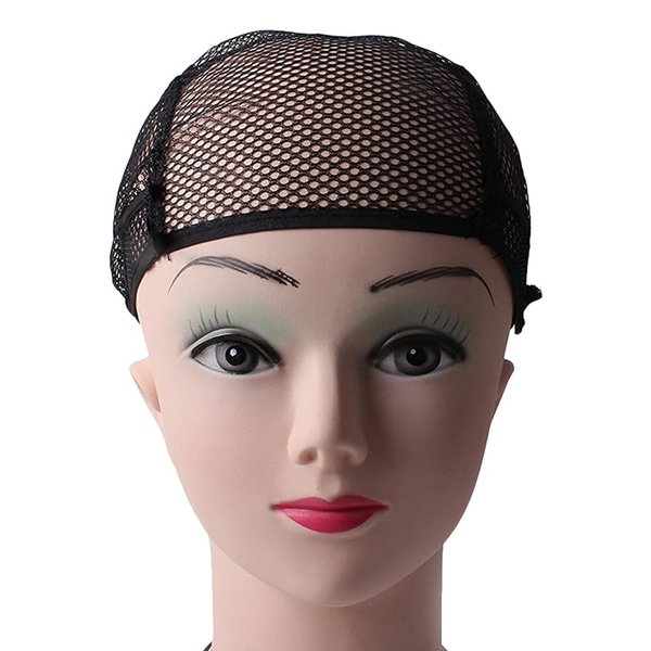 FOMIYES 2pc Ladies Wigs Wig Caps for Women Black Crochet Hook for Hair Wig Hair Net Wig for Men Cap Wig Braided Wig Hair Crochet Mens Wig Hairnet Black Hair Nets Hat Cosplay Miss
