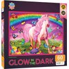 MasterPieces 60 Piece Glow in the Dark Fantasy Puzzle for Kids - Rainbow World - 14"x19" - Screen-Free Fun!