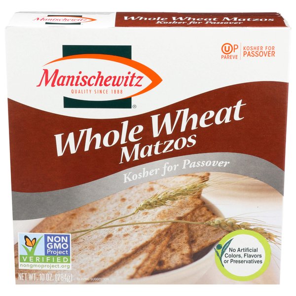 MANISCHEWITZ Whole Wheat Matzos, 10 OZ