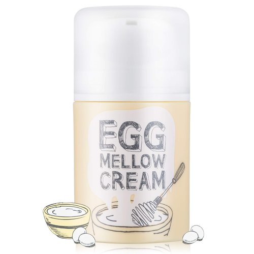 Too Cool For School | All-in-One Egg Mellow Cream 1.76 oz | Anti Aging Face Cream | Anti Wrinkle Firming Moisturizer | 98% Pure Collagen Fiber