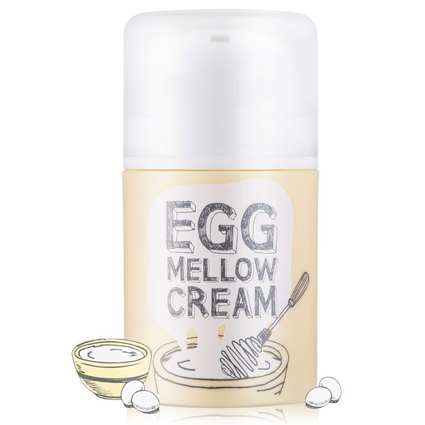 Too Cool For School | All-in-One Egg Mellow Cream 1.76 oz | Anti Aging Face Cream | Anti Wrinkle Firming Moisturizer | 98% Pure Collagen Fiber
