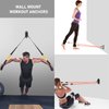Resistance Bands Wall Anchor, Workout Anchors for Resistance Bands Stainless Steel Wall Mount Anchor for Suspension Training, Body Weight Straps, Home Gym, Physical Therapy Exercise and Stretching