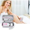 Case Compatible with Braun Epilator Silk-epil 3 3-270, Storage for Hair Removal Shaver & Trimmer for Women, Holder for Facial Epilator & Razors Head, Cleaning Brush, Charger (Box Only)