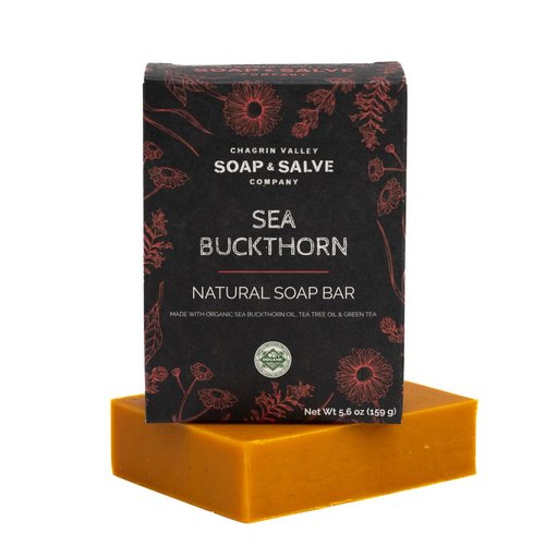 Chagrin Valley Soap & Salve Organic Natural Soap Bar - Sea Buckthorn Tea Tree (1)