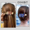 3 PCS Rhinestone Hair Accessories: Duckbill, Butterfly Barrettes with Glitter Crystals, Decorative Hair Claws, and Thick Crystal Hairpins for Women