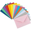 Purple Q Crafts 140 Mini Envelopes 14 Assorted Colors,Gummed closure, Gift Card, Business Card Envelopes 4"x 2.7"