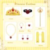 LOYO Princess Dresses for Girls, Princess Costume for Girls with Crown, 11Pcs Princess Dress Up for Girls Toddler Age 3-8 (3-4 Years)