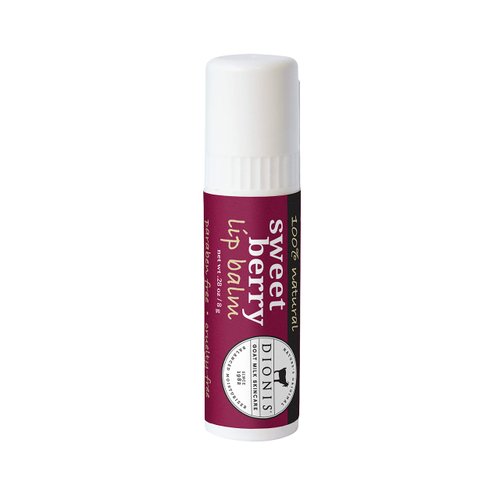 Dionis - Goat Milk Skincare Sweet Berry Scented Lip Balm (0.28 oz) - Made in the USA - Cruelty-free and Paraben-free