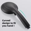 Cobbe 8 Functions Shower Head with handheld, High Pressure Shower Head Set with Hose Adjustable Bracket Rubber Washers (Matte Black)