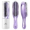 FERNIDA Detangling Brush for Women Girls - Detangler Hair Brush for Straight Long Wet Dry Hair, 572 Soft Bristles Scalp Brush, Purple