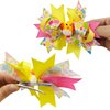 2 Packs Easter Bunny Hair Clips Hair Bow Clips with Cartoon Bunny and Chick Hair Bows Boutique Grosgrain Ribbon Hair Pins Lovely Easter Egg Rabbit Pattern Headwear Hair Accessories for Kids Girl