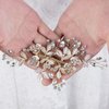 Generic Rhinestone Bridal Hair Pins, Rhinestone Wedding Headpieces for Bridesmaids, Flower Girl Hair Accessories, gold