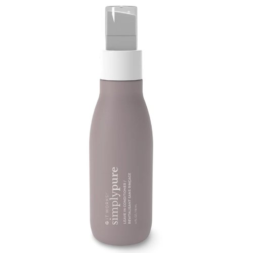 It Works! Simplypure Leave-In Conditioner - Restores Natural-Looking Shine, Reduces Frizz, Tames Fly-Aways, Improves Appearance of Damaged Hair & Split Ends, Suitable for Color-Treated Hair, 4 fl. oz.