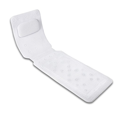 Bath Pillow Full Body，Non-Slip Cushioned Bathtub Pillow，Luxury 3D Air Mesh Spa Bathtub Cushion for Neck Head Shoulder and Back Support，Quick Drying Machine Wash Safe