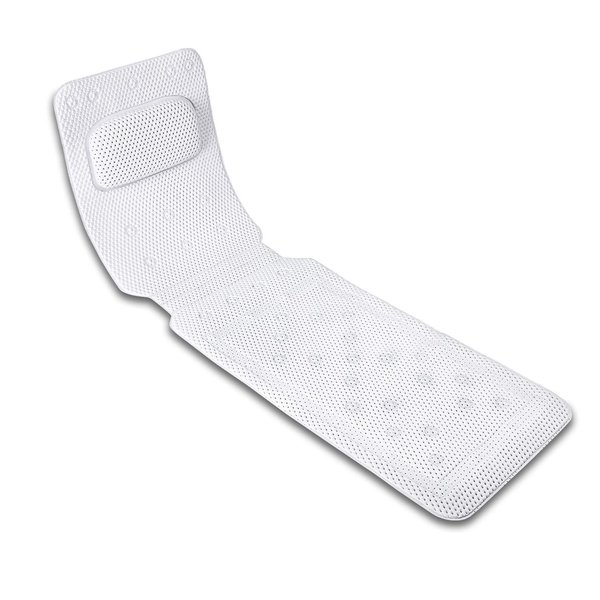 Bath Pillow Full Body，Non-Slip Cushioned Bathtub Pillow，Luxury 3D Air Mesh Spa Bathtub Cushion for Neck Head Shoulder and Back Support，Quick Drying Machine Wash Safe