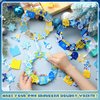 472 Pcs Hanukkah Craft Kits Hanukkah DIY Wreath Craft Kit Chanukah Wreath Arts Decorations with Menorah Dreidel Gnome Stickers for Hanukkah Indoor Outdoor Home Party Favors