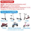 LotFancy Electric Scooter Charger for Razor E100, E200, E300, E500, PR200, MX350, Dirt Bike, Pocket Mod, Sports Mod, and Dirt Quad, 24V 1.5A Battery Charger, Replacement for W13112099014