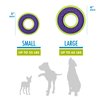 Hero Outer Armor, Fetch Ring Dog Toy, Floats & Squeaks, Purple