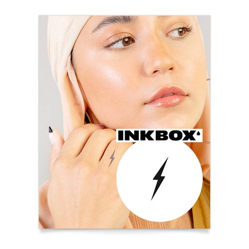Inkbox Temporary Tattoos, Semi-Permanent Tattoo, One Premium Easy Long Lasting, Water-Resistant Temp Tattoo with For Now Ink - Lasts 1-2 Weeks, Kifuka, 2 x 2 in