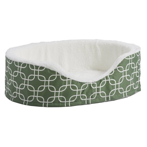 MidWest Homes for Pets Orthoperdic Egg-Crate Nesting Pet Bed w/ Teflon Fabric Protector, Medium Green