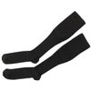 4 Pairs TASOM Compression Socks Over the Calf Below Knee Sock Stockings For Men Woman Foot Feet Ankle Heel Pain Ache Swelling Relief - 4 Pairs Black LG/XL