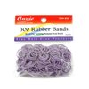 Annie 300 Rubber Bands Assorted Size Black and White 3155