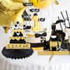 12 Pieces Happy Birthday Decorations Birthday Honeycomb Centerpieces for Table Decorations Birthday Honeycomb Table Topper for Women Men Birthday Theme Party Supplies (Gold, Black)