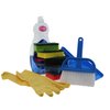 Small Dustpan Set with Brush - Green