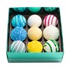 Fizz & Bubble Premium Moisturizing Bubble Bath Bomb Truffles for Adults, Women, Kids, and Gifts - 9 Bath Bomb Set - Spa Bon Bon Set