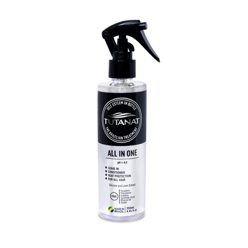 Tutanat All in One 8,45 fl oz - Leave in, Conditioner, Heat Protection, Anti Frizz, For All Hair, Silver