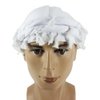 Pumeti 2 Pc Turban Head Wraps for Men Satin Lined Turban for Women Vintage Twist Velvet Durags Gifts (Khaki&White)