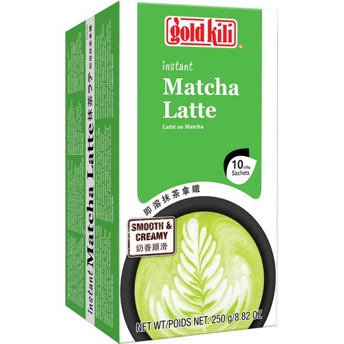 Gold Kili INSTANT Matcha Latte Green Tea / Coffee Drink Hot or Cold ~ 10 Sachets