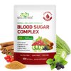 Pegciz Blood Sugar Complex Support – 20+ Herbal Ingredients with Cinnamon, Berberine, Bitter Melon & Mulberry Leaf – Metabolism & Energy Wellness Formula – 300 Capsules (100-Day Supply)