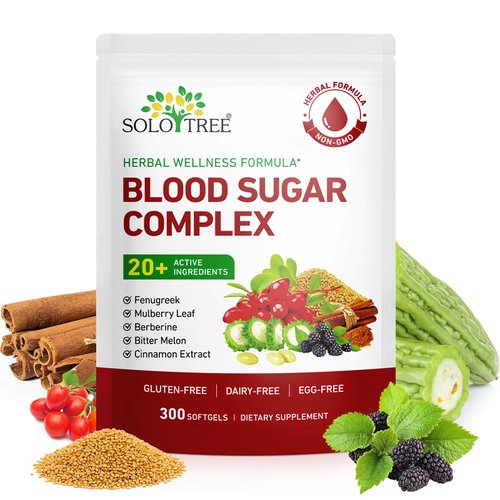 Pegciz Blood Sugar Complex Support – 20+ Herbal Ingredients with Cinnamon, Berberine, Bitter Melon & Mulberry Leaf – Metabolism & Energy Wellness Formula – 300 Capsules (100-Day Supply)