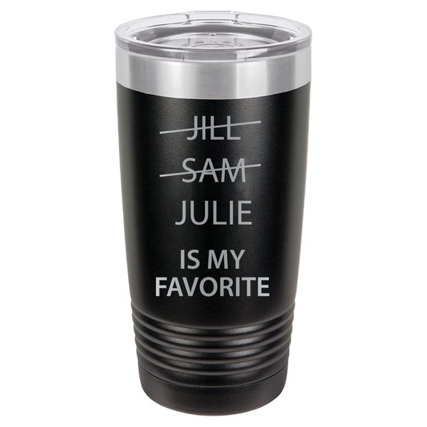 Customizable My Favorite Child Funny Tumbler with Name, Custom Mom & Dad Gifts, Christmas Gifts from Son Daughter, Christmas Funny Gifts for Parents, Birthday Gifts for Dad Mom